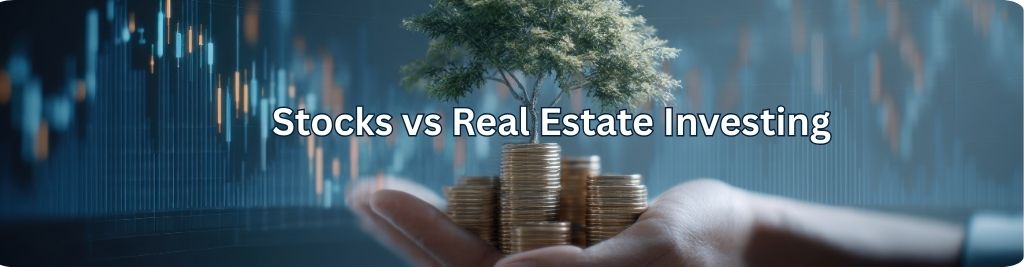 Stocks vs real estate investing comparison for Canadian investors building wealth